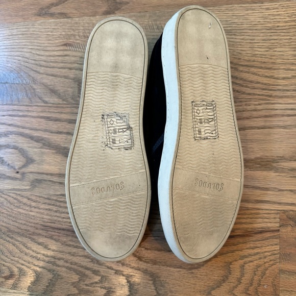 Soludos Navy Velvet Llama / Alpaca Sneakers - Picture 3 of 4